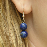 Boucles d'oreilles lapis lazuli