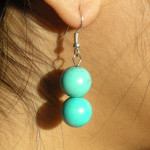 Boucles d'oreilles en turquoise