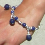 Bracelet tibétain en lapis lazuli