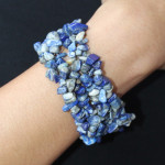 Bracelet baroque en lapis lazuli