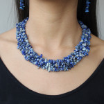 Collier baroque lapis lazuli