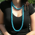 Sautoir en turquoise