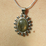 Pendentif en labradorite